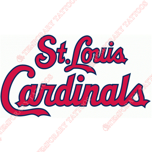 St. Louis Cardinals Customize Temporary Tattoos Stickers NO.1935